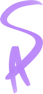 Suits Arts logo: a brushed SA monogram